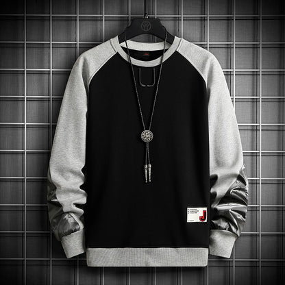 Casual Sweatshirt Loose Breathable Embroidered Sweatshirt Men Pullover Hoodie