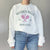 Retro Tennis Club Sweatshirt Women Loose Autumn Fleece Pullover