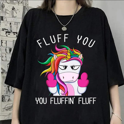 Lustiges Fluff You T-Shirt Damen