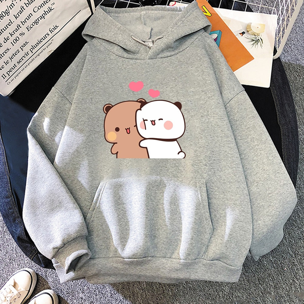 Hoodie Frauen gedruckt Cartoon Panda Bär Harajuku Unisex