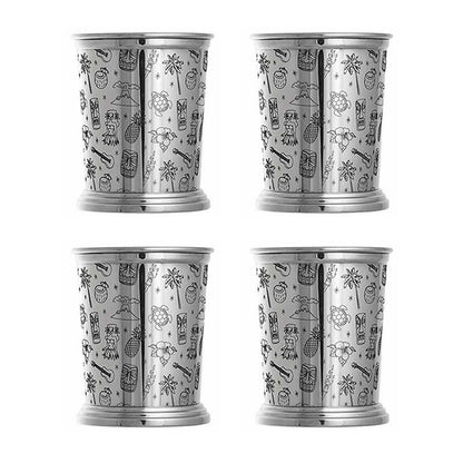 Copper Plated Barrel Hammered Moscow Mule Mug Coffee Cup