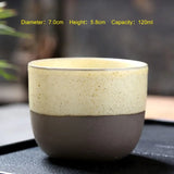 120ML Creativity Retro Teacups Rough Pottery