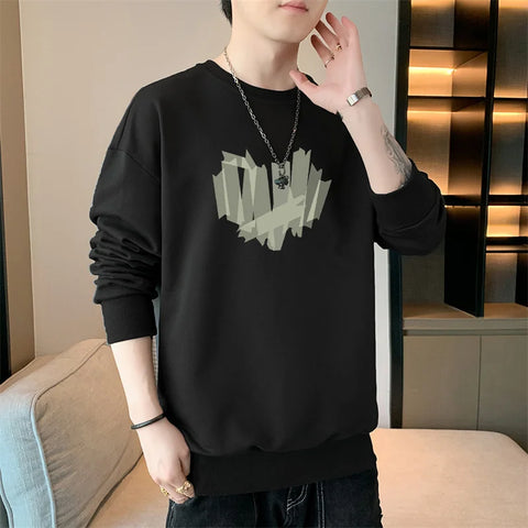 Autumn Crewneck Sweatshirts Casual Clothing Loose Korean Fashion