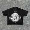 2024 Street Emotion Graphic Hip Hop T-Shirt Streetwear for Men