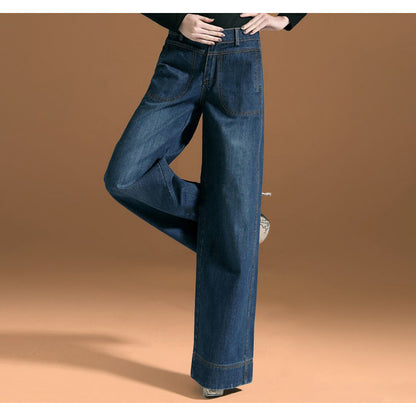 Jeans High Waist Large Femme Pants for Women's Trousers Jean Oversize