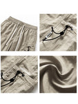 Cargo Shorts For Men Thin Baggy Jogger Side Pockets Bermuda Knee