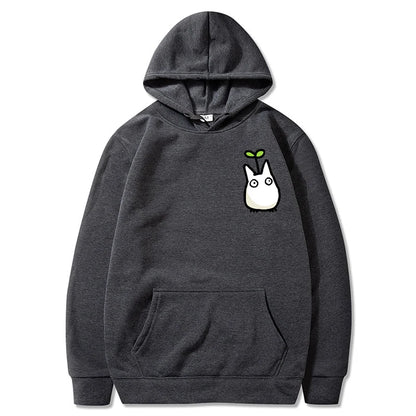 Harajuku Long Sleeve Totoro Graphic Hoodie