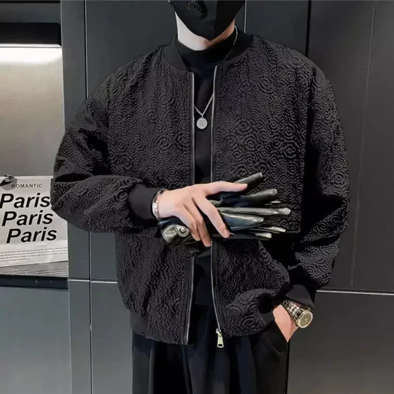 Harajuku Joker Zip Jacket for Men Trendy Korean Style Fast Ship