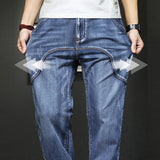 Lässige Baggy Straight Herren Jeans