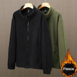 Jacket Men Winter Thcik Warm Fleece Jacket Coat