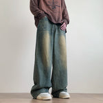 Wide-leg Denim Trousers Oversize Streetwear Casual Baggy Straight Jeans