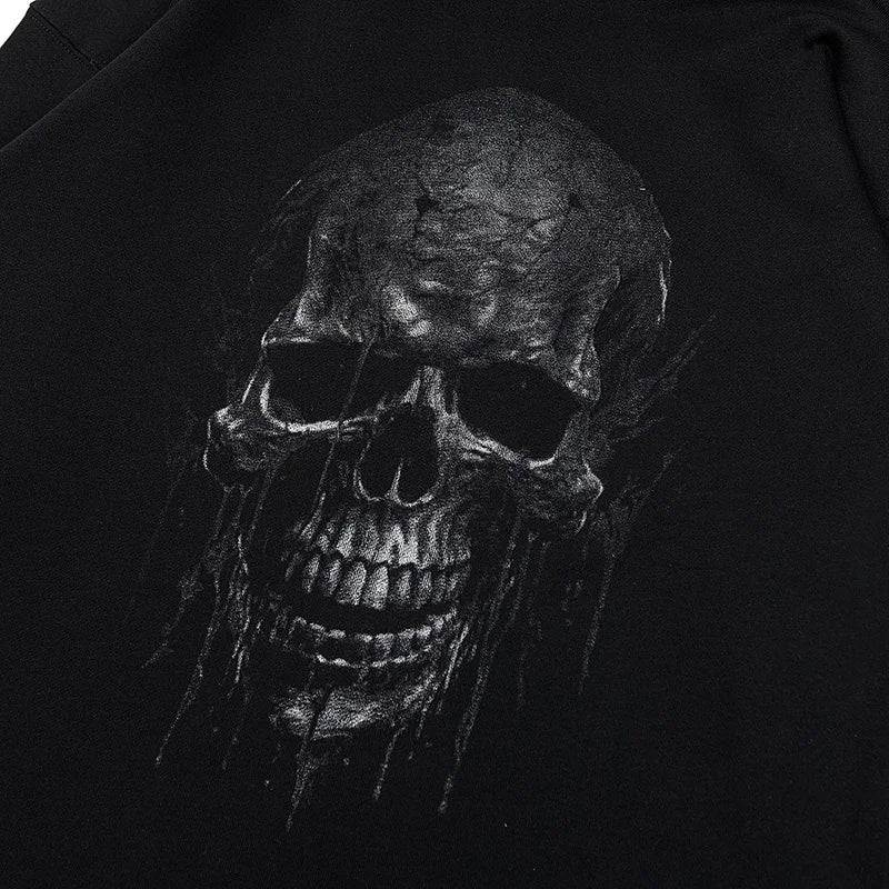 2024 Best Version Skull Printed Cozy Oversized