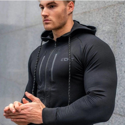 Gym Sport Running Training Fitness bodybuilding Sweatshirt Outdoor Sportswear Hooded