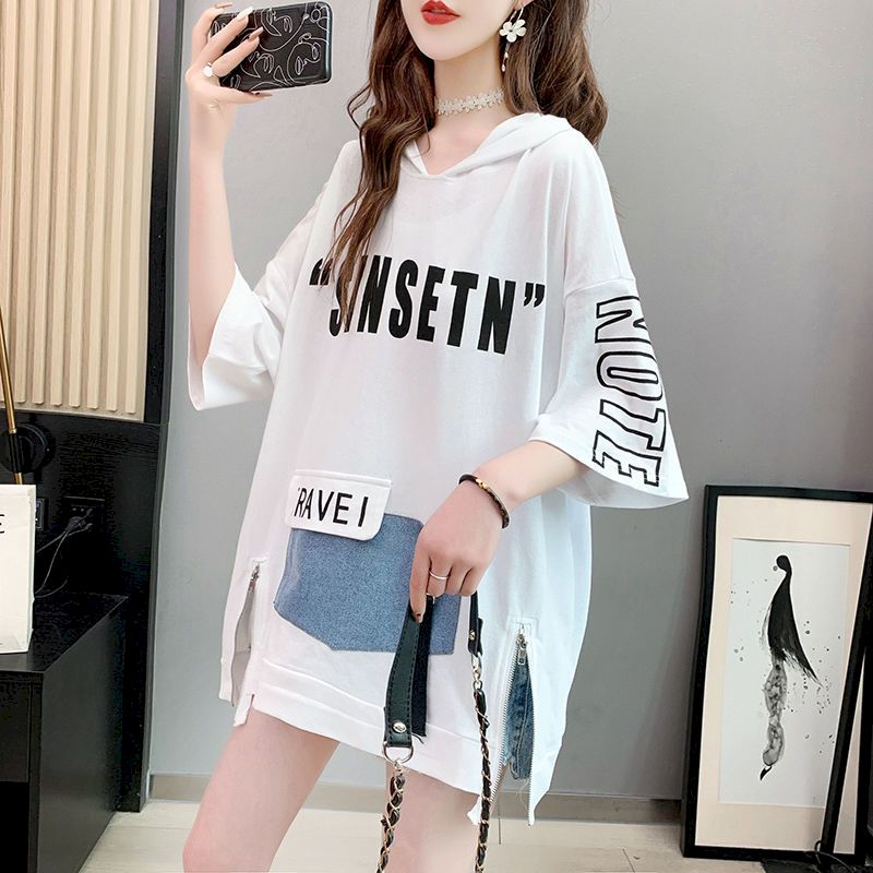 Women Hoodie Korean Large Size Sleeves  Loose