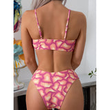 Bikinis Set Women Sexy Print Swimsuit Two Pieces Micro Brazilian