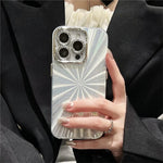 Cute Glitter Aurora Laser Phone Case For iPhone