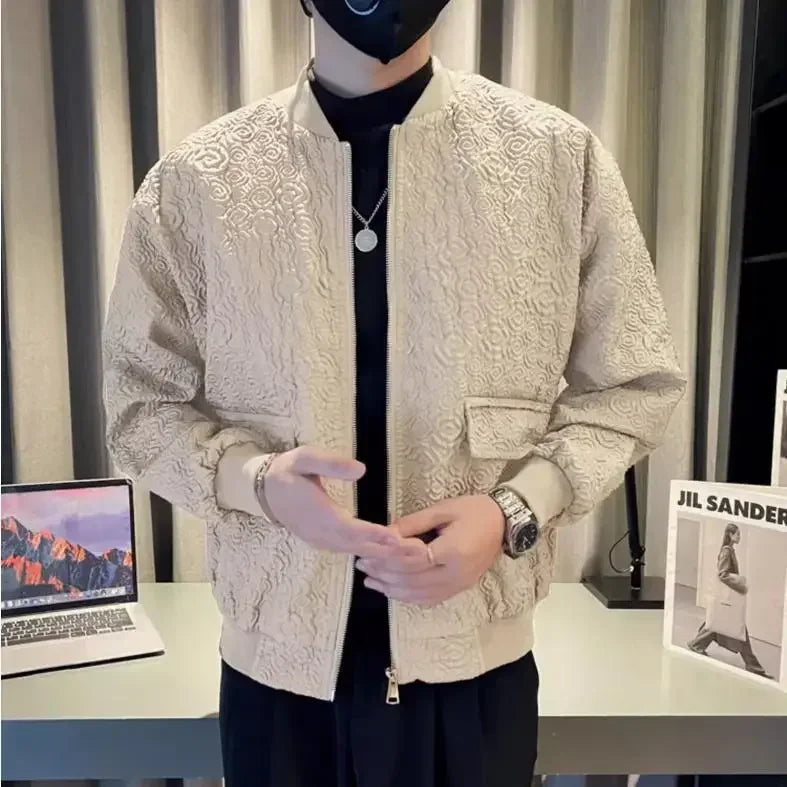 Harajuku Joker Zip Jacket for Men Trendy Korean Style Fast Ship