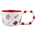 350ML Christmas Coffee Mug Ceramic Cup Winterp