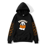 Happy Halloween Ghost Reading Men's Hoodie