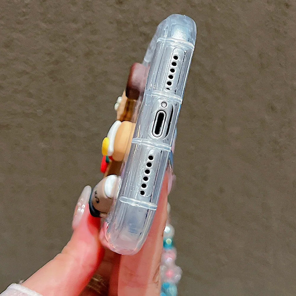 Korean Cute 3D Coffee Phone Case For iPhone