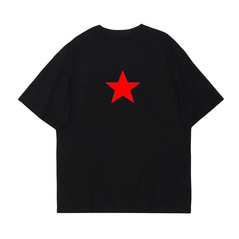 Men's Casual T-Shirt Star Printed Streetwear