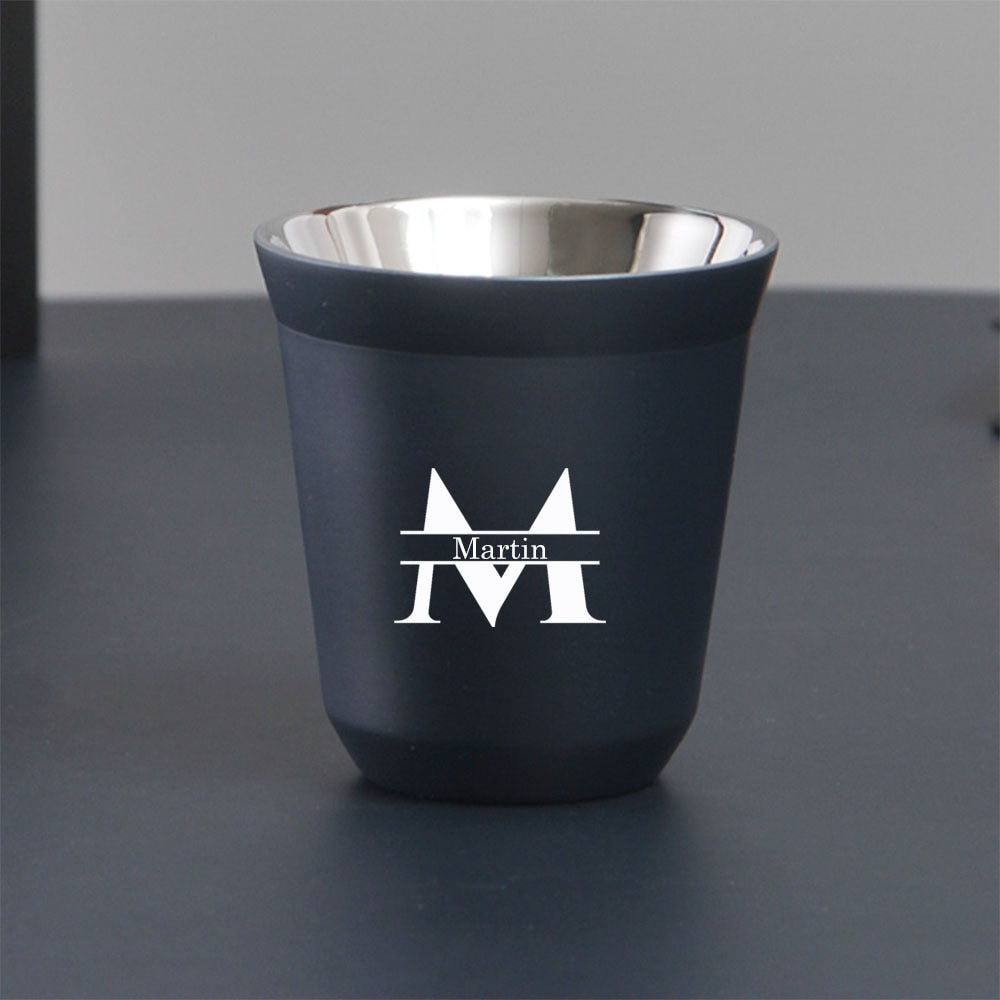 Stainless Steel Espresso Cups Double Wall Insulated Cups Coffee Cup