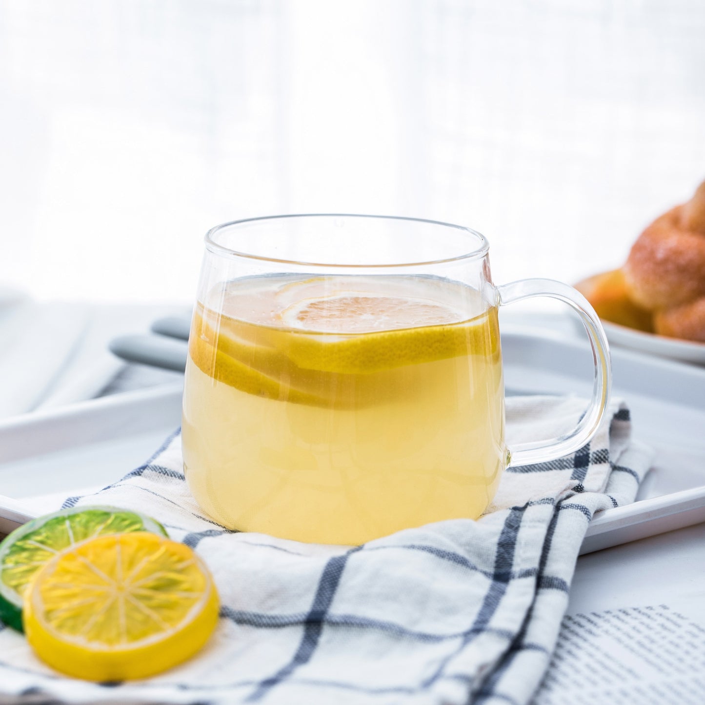 Coffee Tea Mug Drinks Dessert Cup Glass Mugs Handle Drinkware