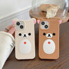 Rilakkuma Bear 3D Cute Cartoon Phone Case For iPhone Shockproof Protective Case
