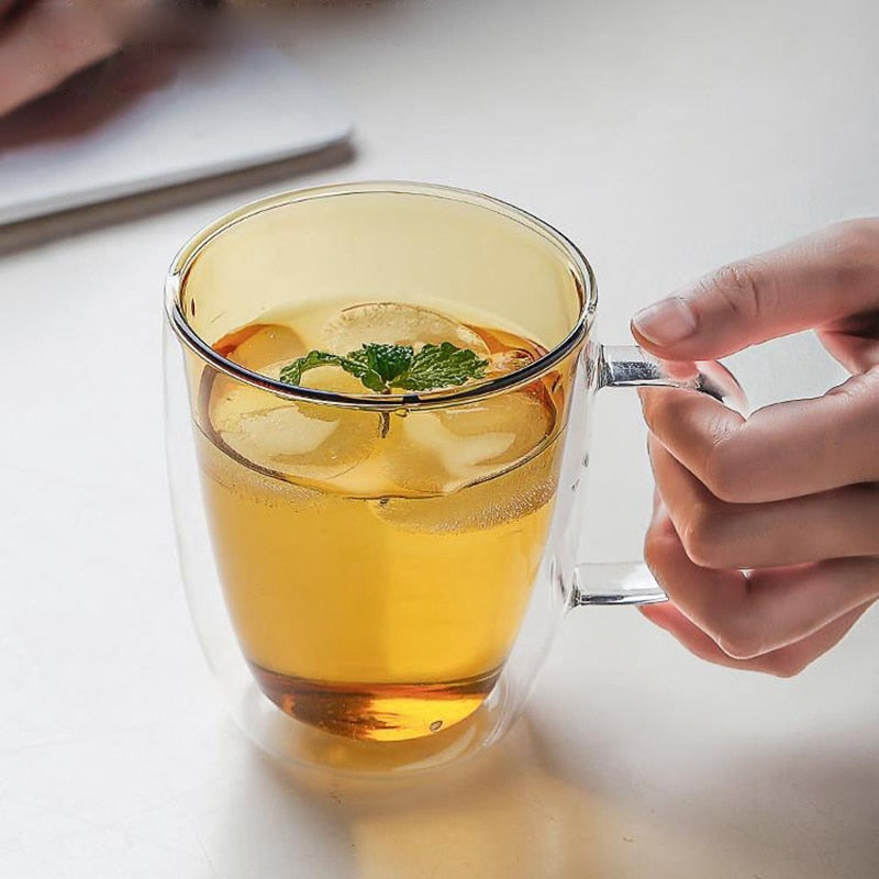 Double Wall Glass Coffee Cup Glasses Coffee Mug