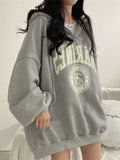 Oversized Hoodies Streetwear Women Harajuku Pullovers