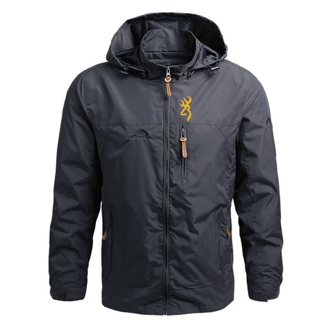 Waterproof Jacket BROWNING Coat Men Outdoor Windbreaker Windproof Spring and Autumn - xinnzy