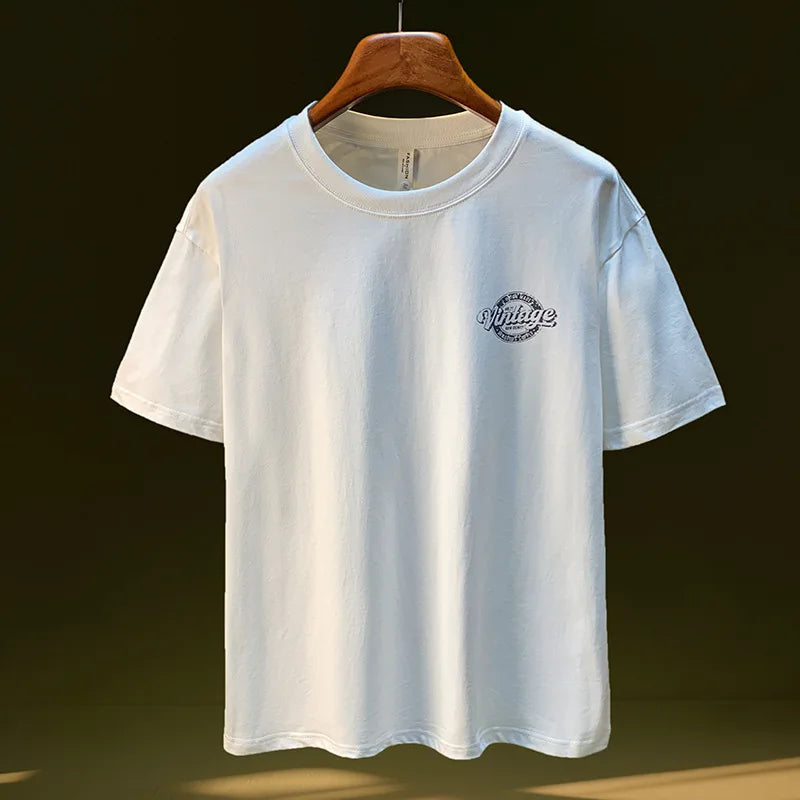 Breathable Printed T-Shirt Men’s Loose Fit Casual Summer Style