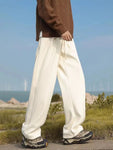 Korean Style Street Corduroy Wide Leg Casual Pants For Spring and Autumn