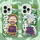 Ricks and Morties Phone Case For iPhone Soft Silicone Transparent