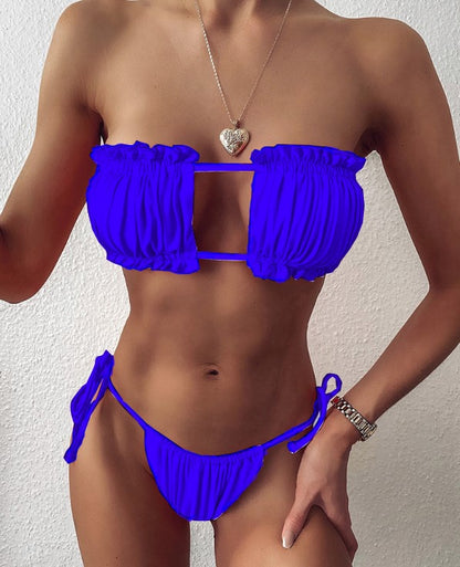 Sexy Bikini Swimsuit Female Swimwear Women  Bikini Set