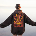 Let's Watch The Sunset Hoodie Preppy Aesthetic Beach Sunset