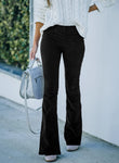 High Waisted Corduroy Flare Pants