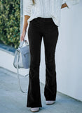 High Waisted Corduroy Flare Pants