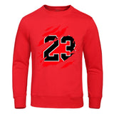 Muster 23 Herren Casual Sweatshirt Klassischer Stil mit Tasche und Fleece