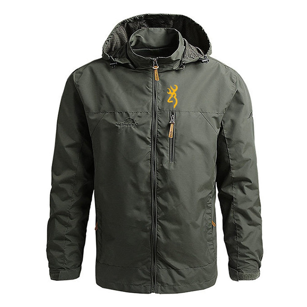 Waterproof Jacket BROWNING Coat Men Outdoor Windbreaker Windproof Spring and Autumn - xinnzy