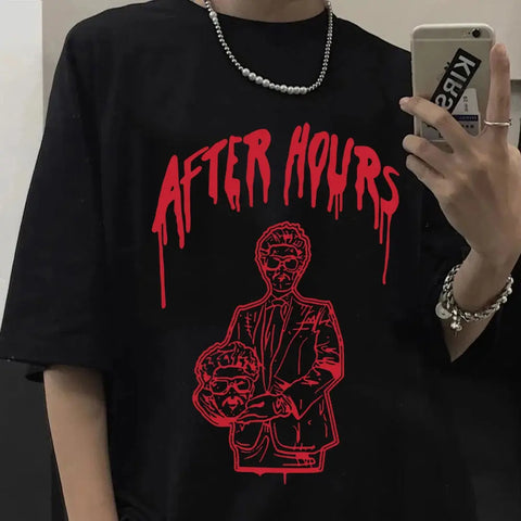 The Weeknd After Hours T-Shirt Harajuku Sommer Unisex