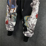 Streetwear Harajuku Jogger Herren Patchwork Haremshose