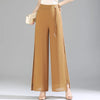Women's Double Layer Chiffon Pants Elastic Waist Slim Chic
