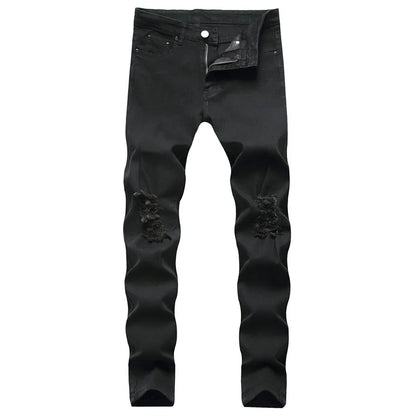 HIP HOP Men Fashion High Quality Sim Fit Jeans