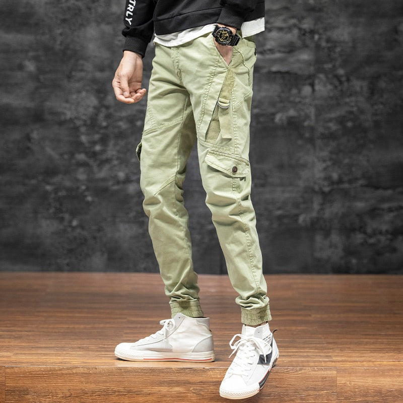 New Men's Cargo Pants Stylish Side Pockets & Jogger Streetwear