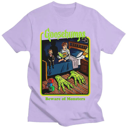 Vintage Goosebumps Horror Anime Men Women T-Shirt