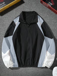 Casual Color-blocked Jacket Lightweight Windproof Travel-friendly