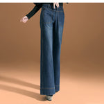 Jeans High Waist Large Femme Pants for Women's Trousers Jean Oversize