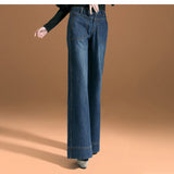 Jeans High Waist Large Femme Pants for Women's Trousers Jean Oversize