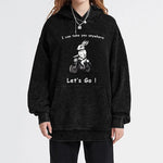 Y2K Bunny Rider Oversized Women Hoodie